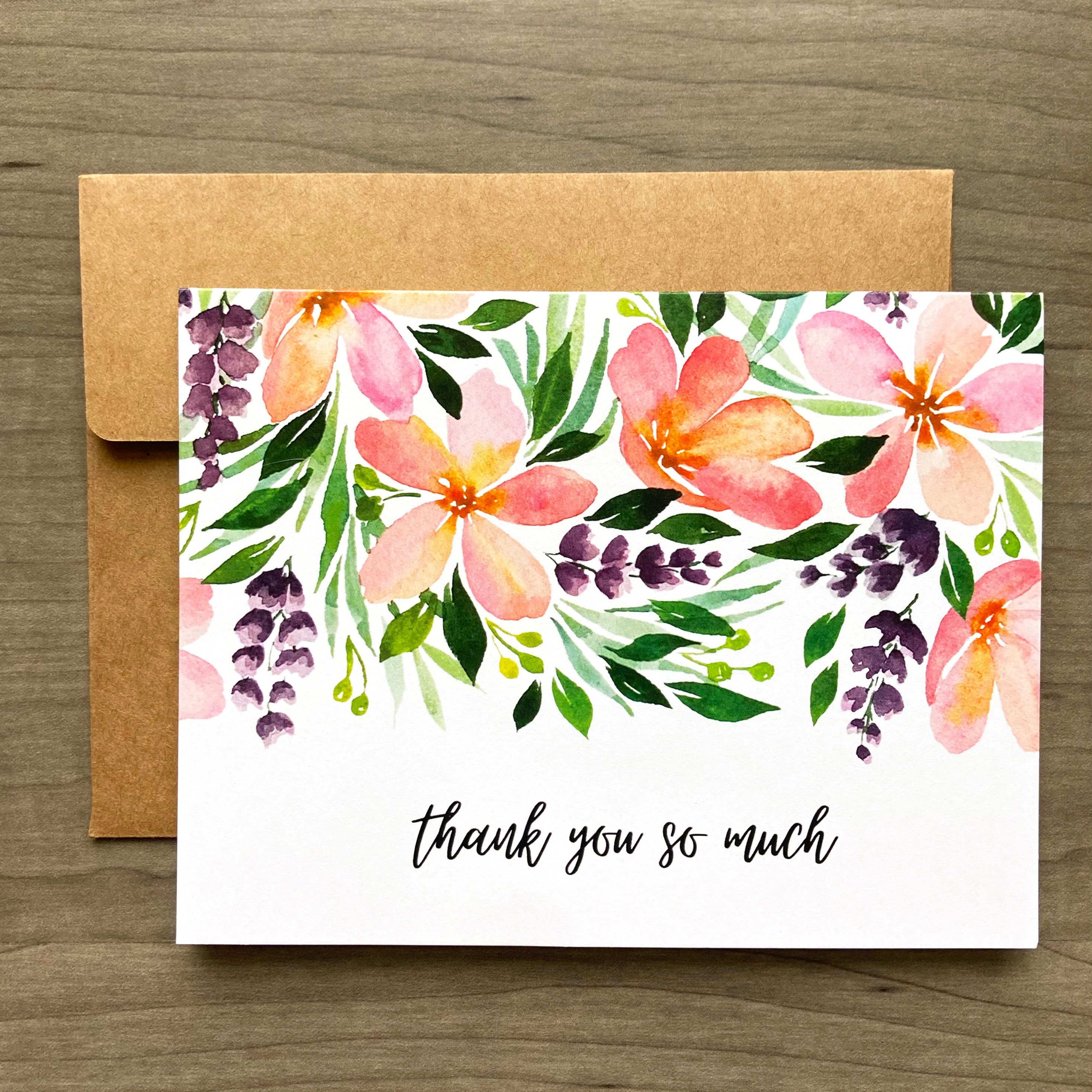 Thank You Card Variety Pack Thank You Cards for Teachers Etsy