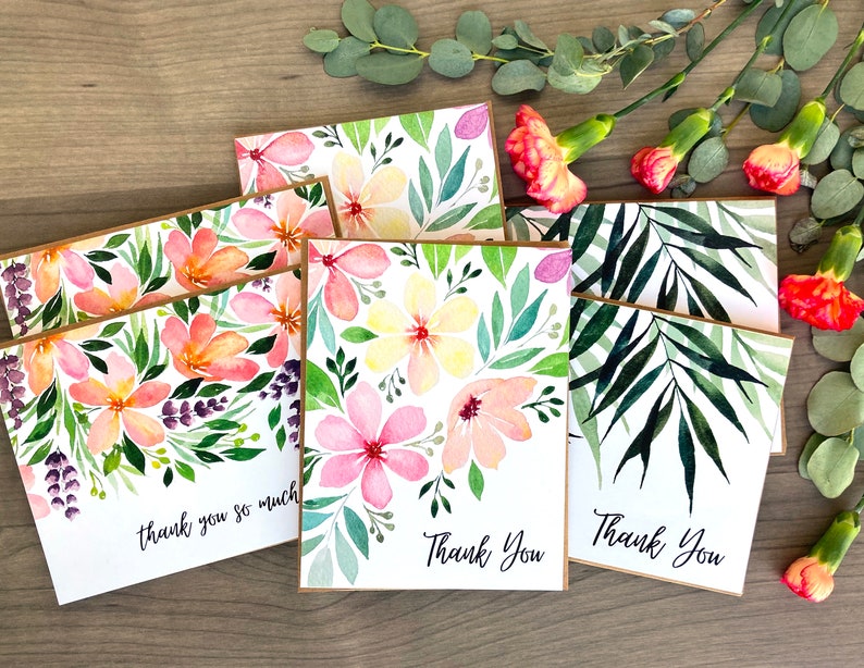 Thank You Card Variety Pack Thank You Cards for Teachers Etsy