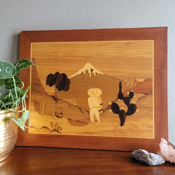 Vintage Wood Art Etsy