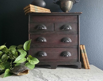 Antique Folk Built Wood Chest of Drawers - Circa 1880s
