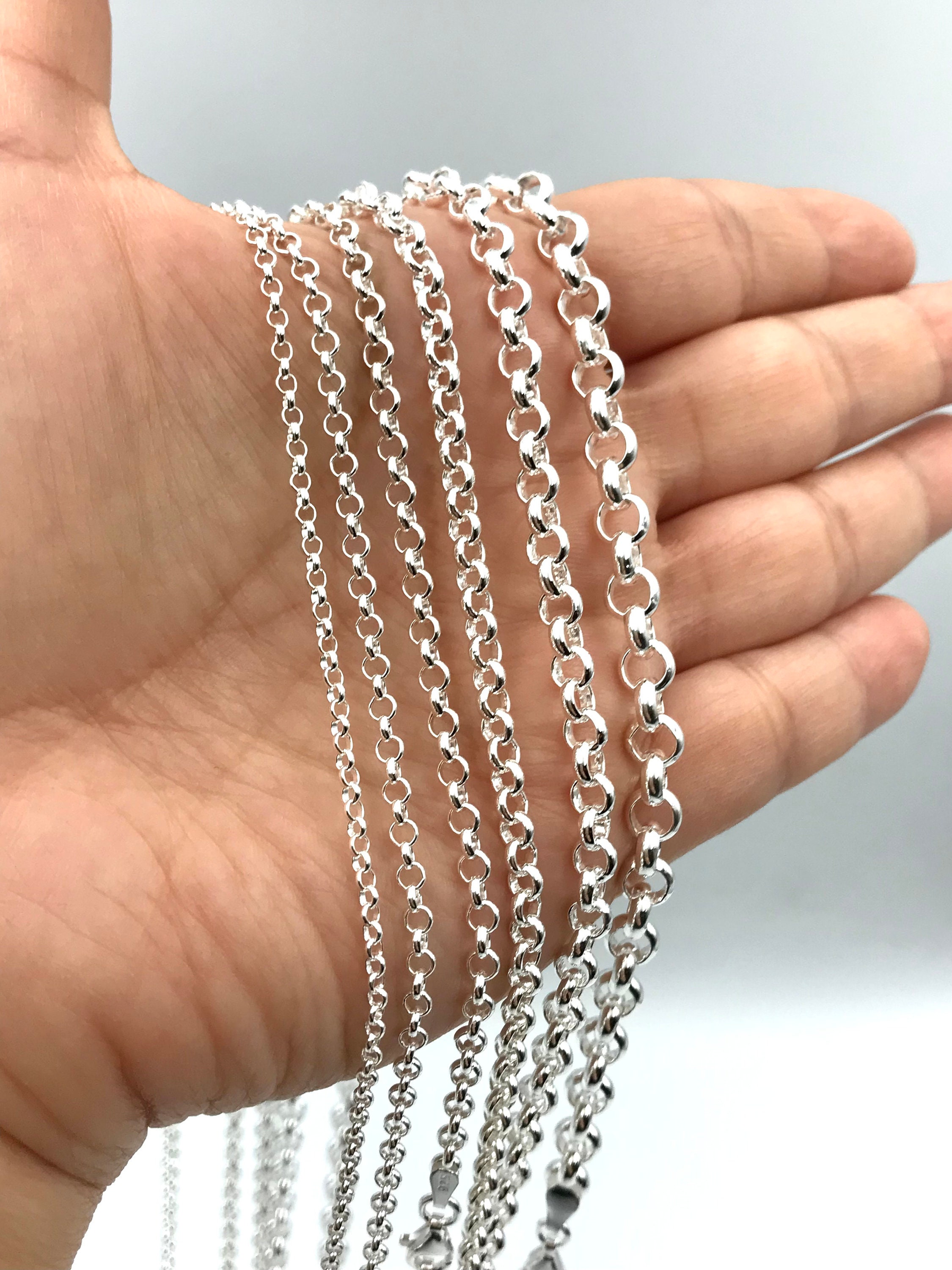 Stainless Steel Rolo Chain, Jewelry Making Chain, Bulk Chain, Stainless  Chain, 7mm Round Open Links, Lot Size 2 to 10 Feet, 1945 