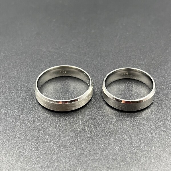 Plain Sterling Silver Band Etsy