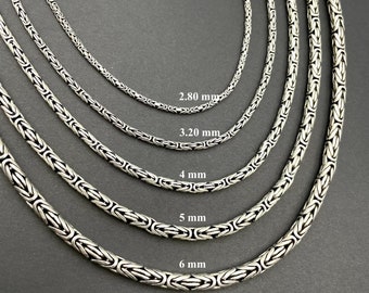 Silver Chain Men - Etsy