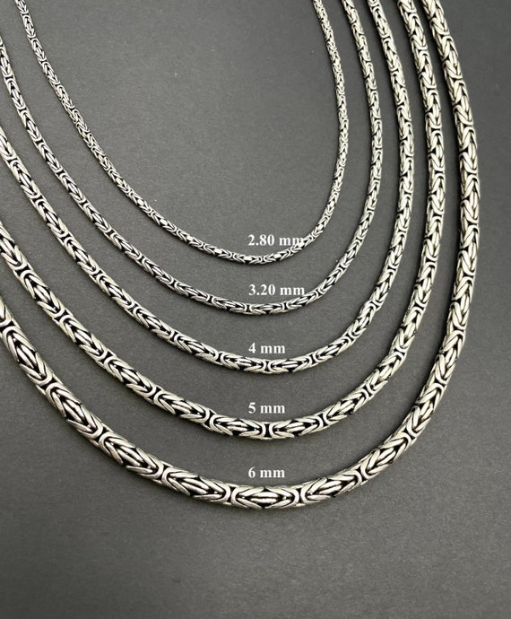 Round Byzantine Chain Necklace Handmade 