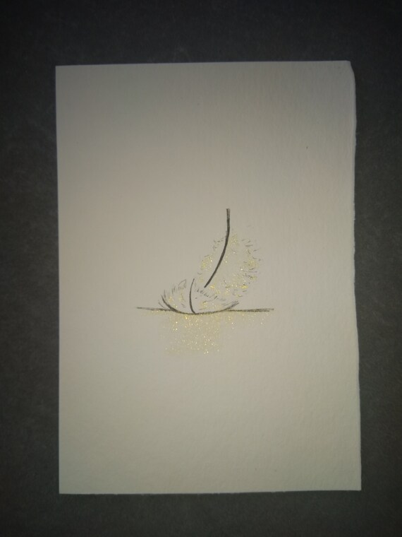 Drawing luma in Ink and Golden Watercolor - Etsy