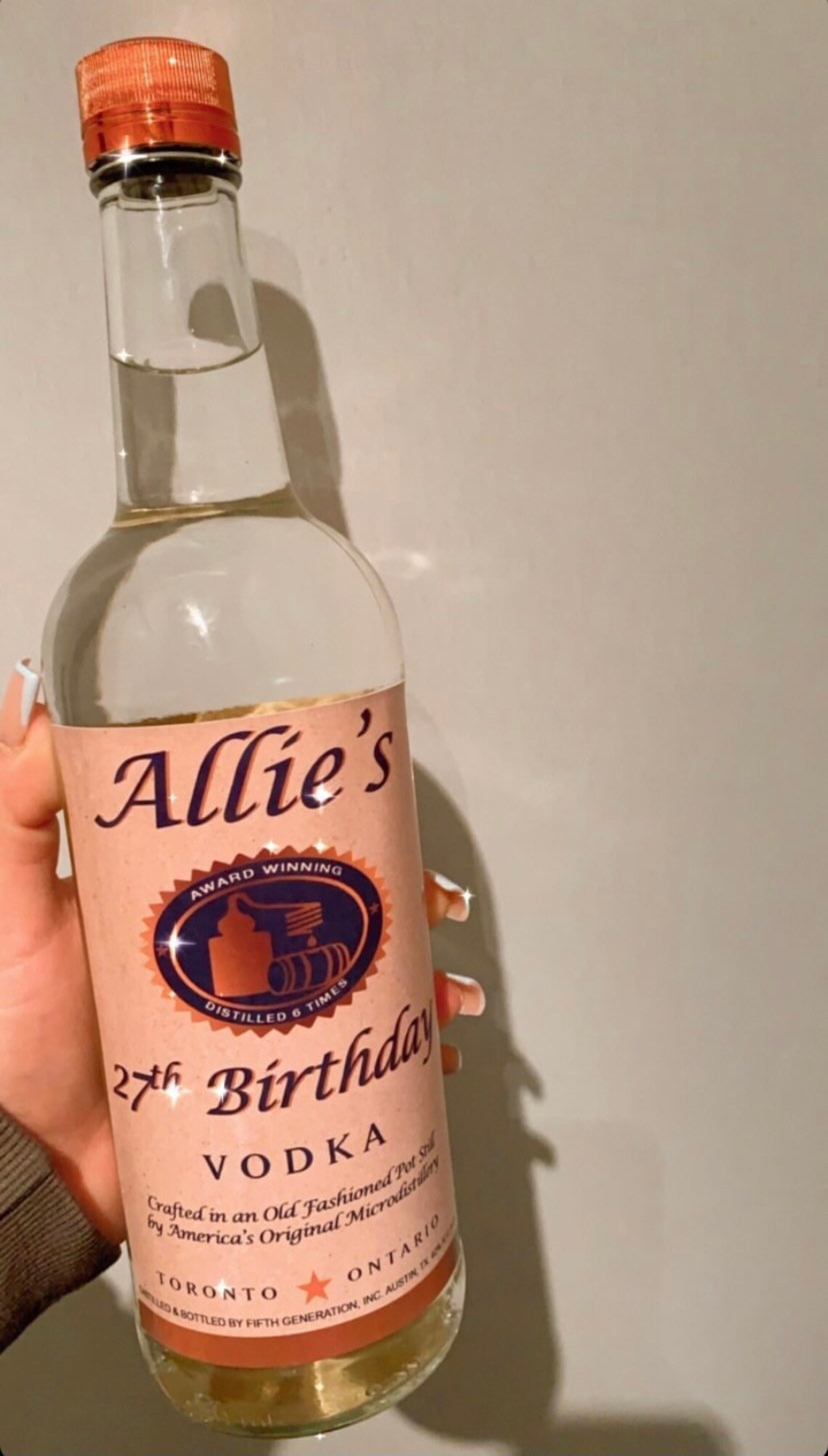 Tito's Vodka Label Printable