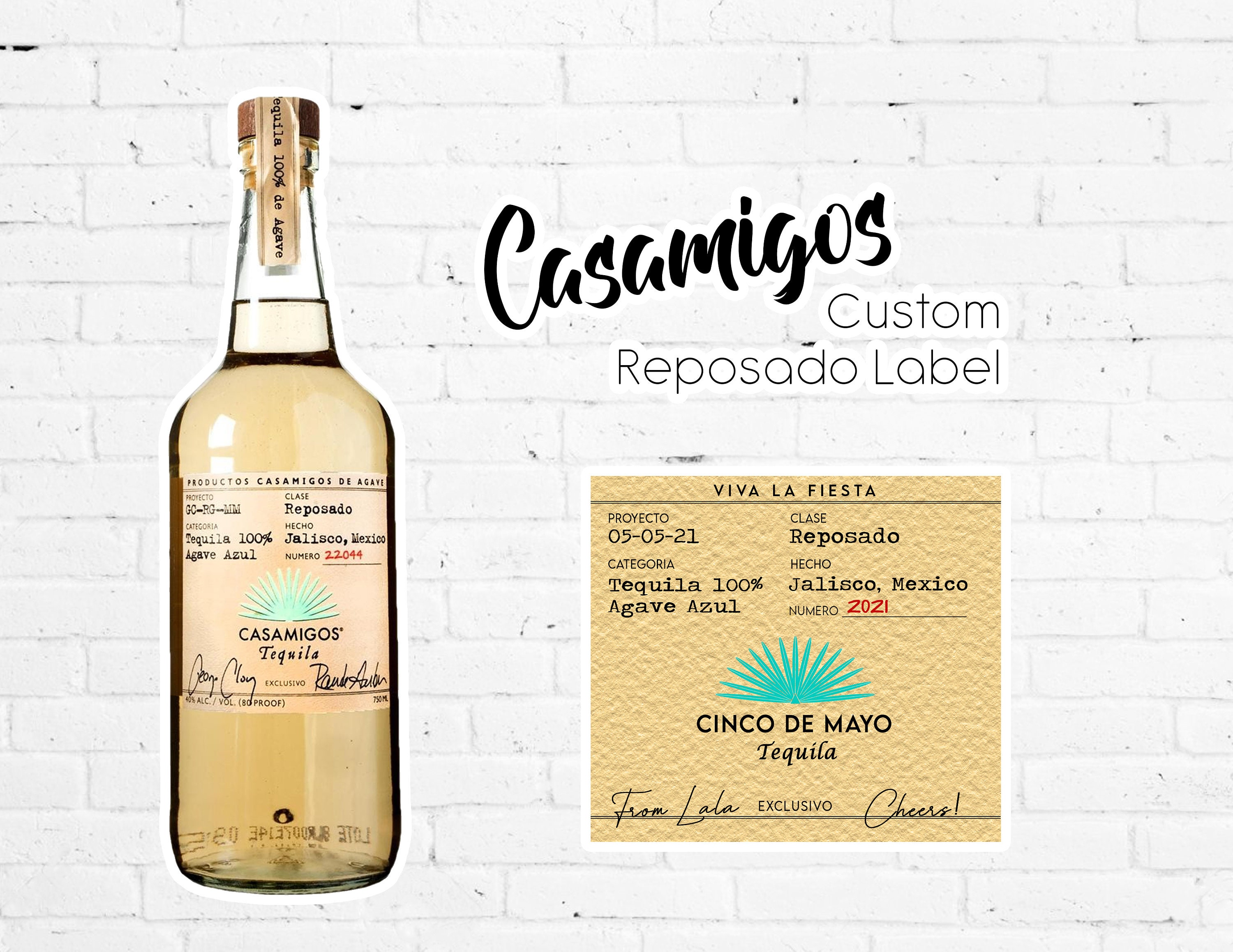 Casamigos Label Template