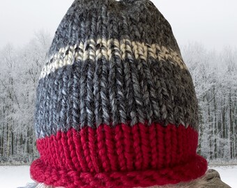 The LCC Buckeye Chunky Knit Wool Blend Hat