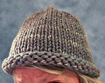 Chunky Knit Warm Winter Beanie Hat Handknit
