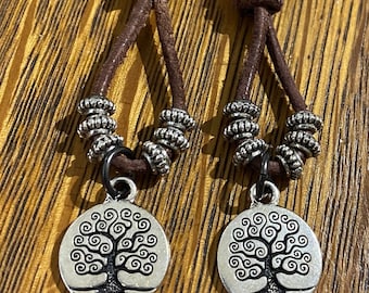 Tree of Life | Earrings | Pierced Dangle Earrings | Boho |  | Niobium Wires