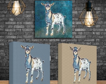 Goat Kid Canvas 6x6 Assorted Backgrounds