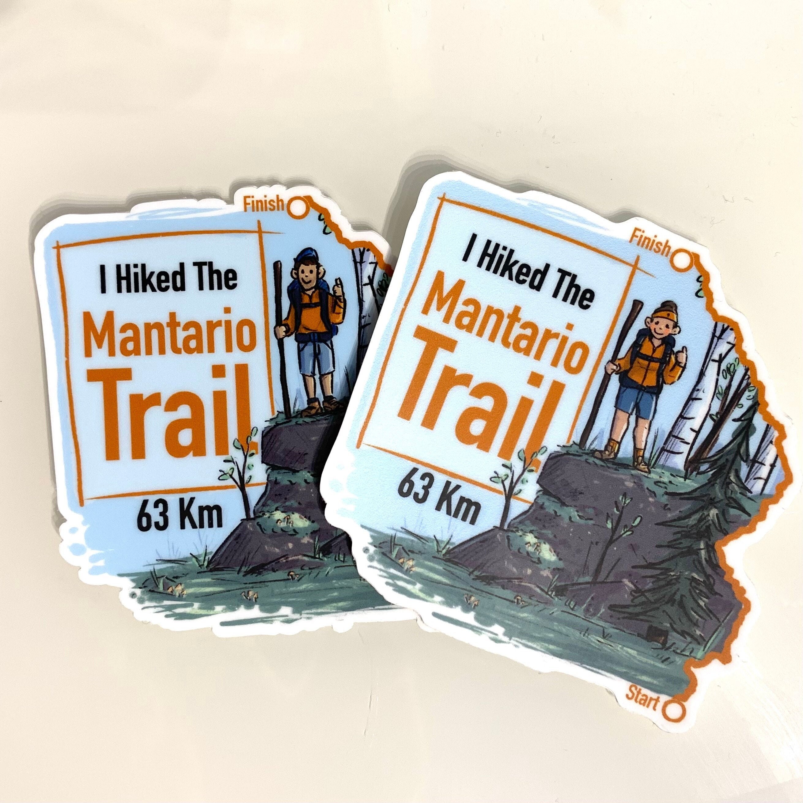 I Hiked the Mantario Trail Vinyl Sticker