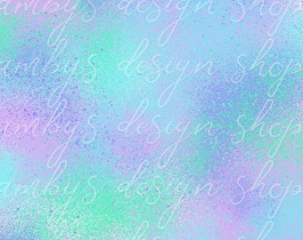 Papier numérique Holo Splatter licorne : arrière-plan à texture lumineuse (téléchargement numérique)