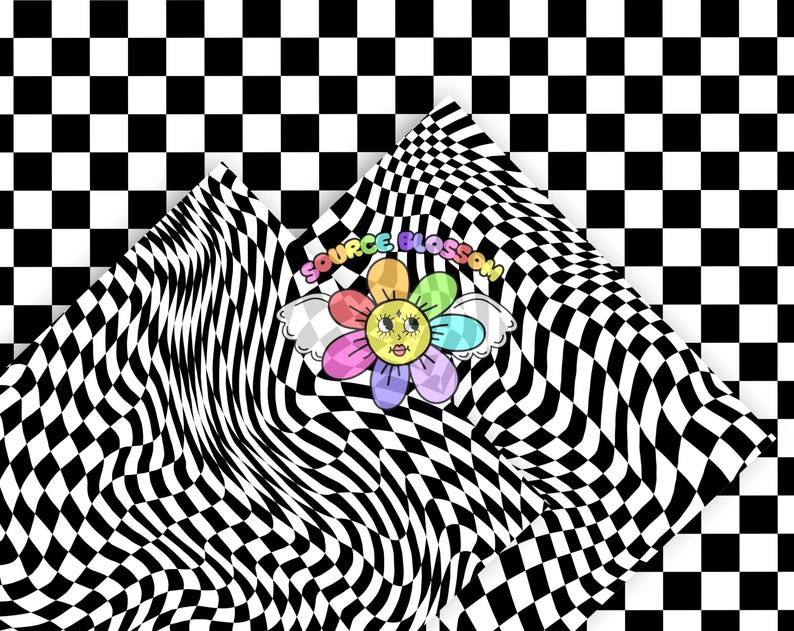 Vervormd geruit digitaal papierpakket: zwart-wit trendy achtergronden (12 x 12 inch jpeg) afbeelding 3