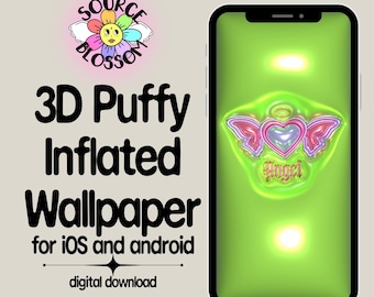 Lime Green Angel Wing Hintergrundbilder (Digitaler Download)