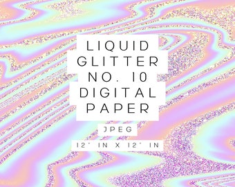 Papier numérique liquide pailleté : rose, bleu, violet (JPEG)