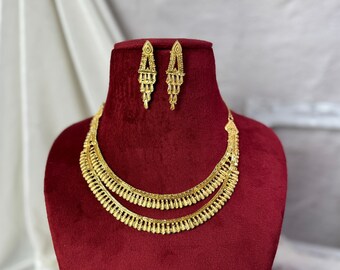 Real gold look artificial jewellery discount