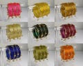 Kashmiri Ghungroo Chooriyan Indian Glass Bangles Rain drop