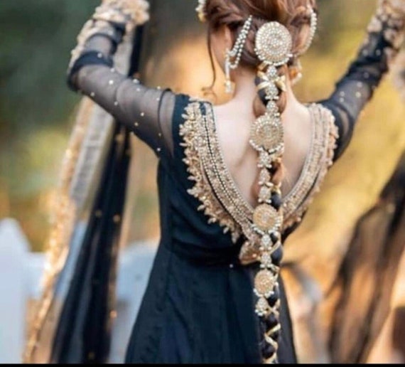 Braided hair gold jewelry deals