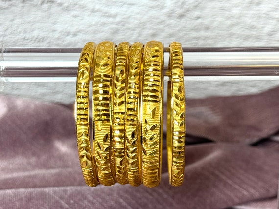Gold look bangles best sale