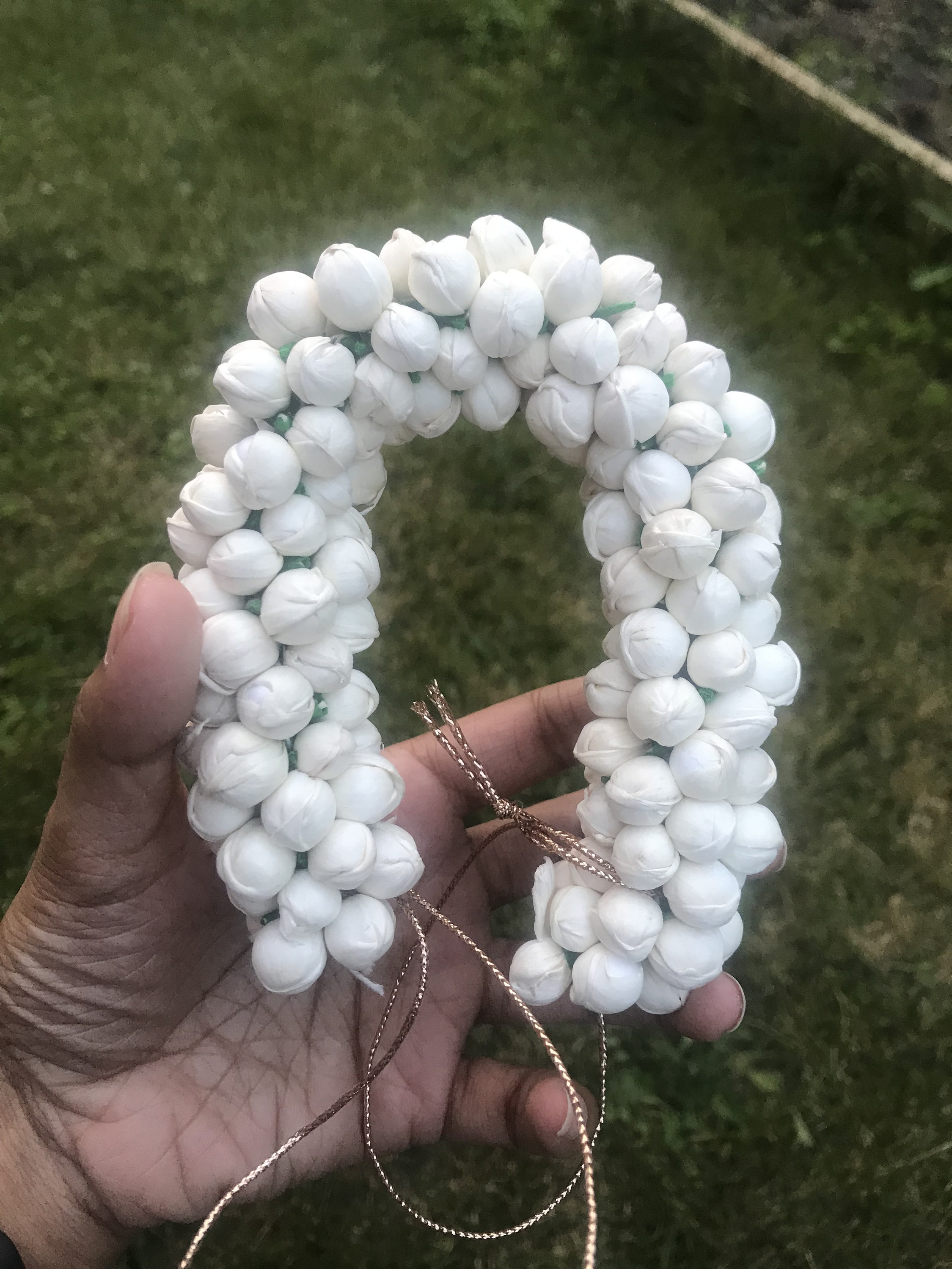 Reusable Gajra Artificial Gajra for Hair Jasmine Hair Piece Etsy Canada