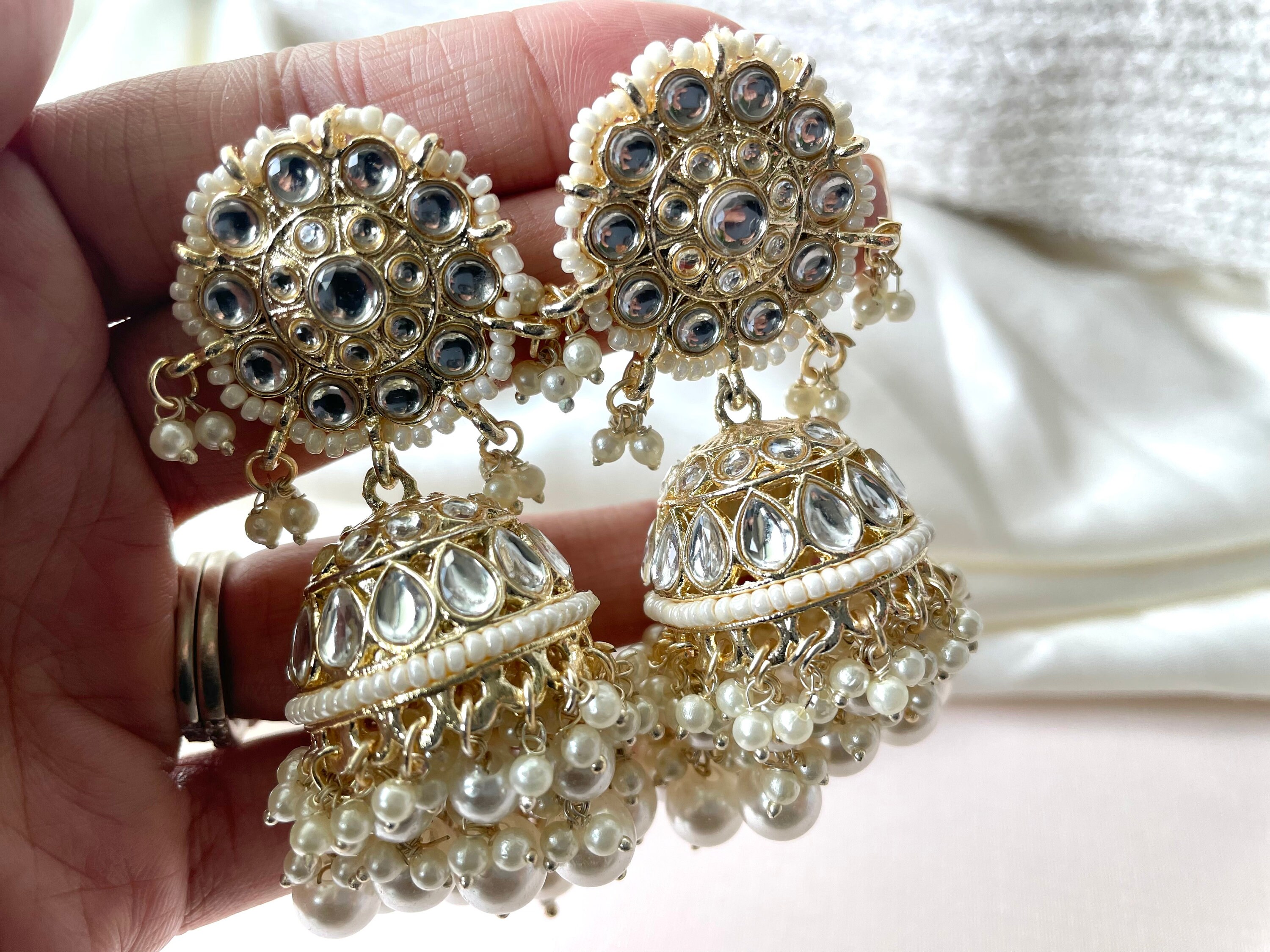 Dull gold hotsell earrings