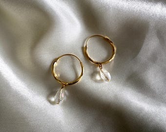 Orecchini a cerchio Jhumka indiani placcati in oro: Punjabi Bali - Italia Orecchini a cerchio Jhumka indiani placcati in oro: Punjabi Bali - Italia