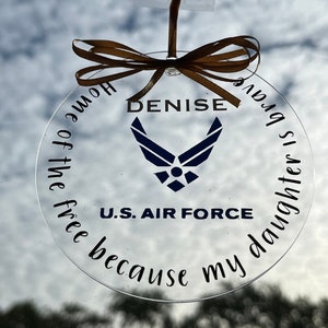 US Air Force Ornament, Air Force, Military Ornament, Military, Service
