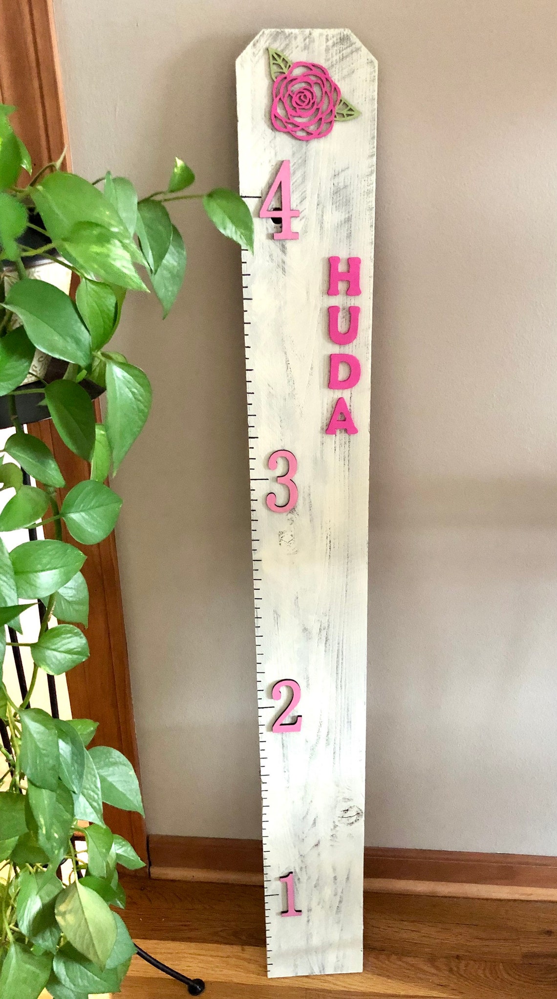 Baby Ruler Child Ruler Toddler Nursery Decor Wall Hanging Etsy