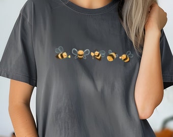 Honey Bee T-Shirt, Bumble Bee Shirt, Bee Lover Shirt, Cute Bee Shirt, Bee Gift, Cottagecore Shirt, Entomology, Apiary, Entomologist Shirt
