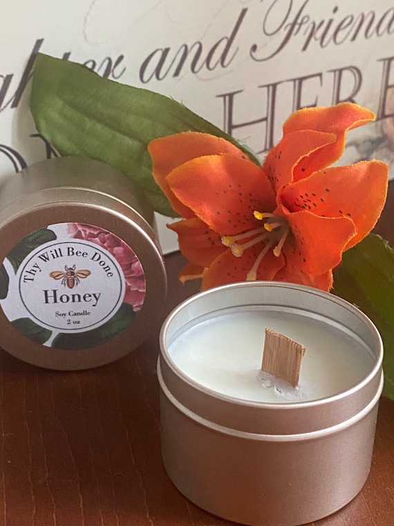 Custom 2oz Candles Party Favor Candles Honey Scented Etsy