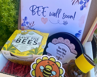 Get Well Soon Gift Box, Friendship Care Package, Sending Hugs, Get Better, Thinking of You Present