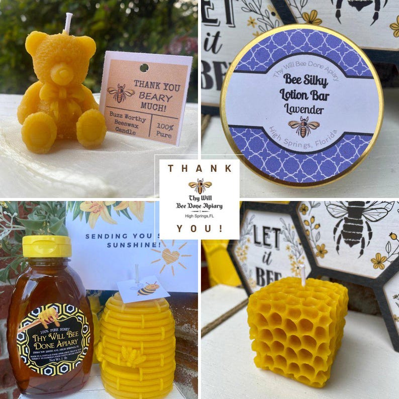 Welcome Home Gift Box with Raw Pure Honey, Beeswax Candle and Soap Gift Set, New Home Housewarming Gift, Bee Gift Box, Client Corporate Gift bild 16