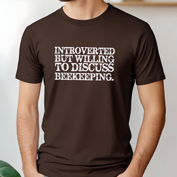 Beekeeper Shirt for Husband, Beekeeping TShirt, Gift for Bee Lover, Hobby Beekeeper