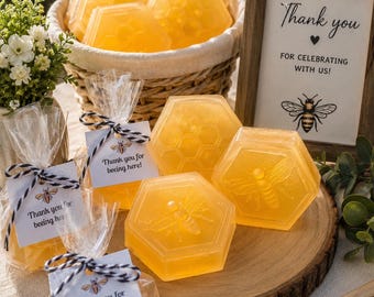 Honey Bee Soap Favors, Bee Party Favors, Honeycomb Bee Theme Soap, Honey Bee Shower, Meant to Bee, Baby to Bee