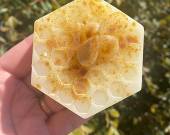 Bee Pollen Soap, Honey Soap, Bee Gift, Artisan Hand Made Soap, Honey Skin Care