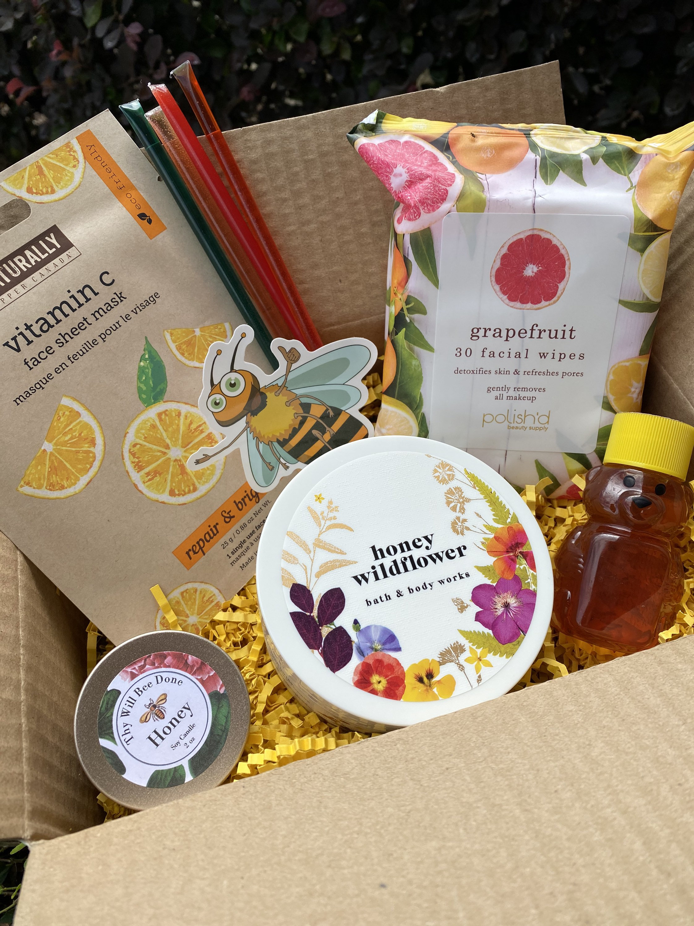 Florida Honey Wildflower Gift Spa Box Sunshine Pamper Self - Etsy