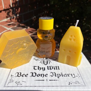 Welcome Home Gift Box with Raw Pure Honey, Beeswax Candle and Soap Gift Set, New Home Housewarming Gift, Bee Gift Box, Client Corporate Gift bild 11