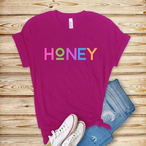 Honey Shirt for Grandma,  Gift for Honey, T-Shirt Gift for Grandma, Honey Tee Shirt, New Grandmother Gift