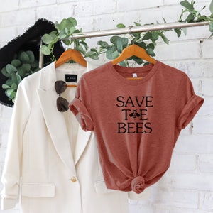 Save the Bees T--Shirt, Bee Shirt, Statement Tee, Beekeeper Shirt