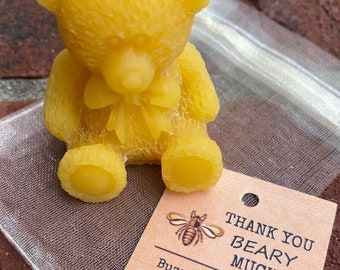 Bären-Kerzenbevorzugung, vielen Dank Beary viel für Beary bereit, Bären-Wartezeit-Babyparty, Pooh-Gastgeschenk