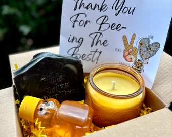 Best Friend Care Package, Bee Gift Box, Sunshine Gift, Thinking of You Gift, Honey Gift, Birthday Gift Box, Appreciation Gift for Her