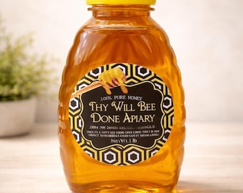 Raw Florida Wildflower Honey | Unfiltered Raw Honey | Small Batch Honey | Local Florida Honey | 1 lb Raw Honey | Natural Honey Gift