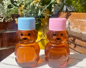 Baby Shower Honey Favors, Mini Pure Honey Bears, Gender Reveal Favors, Edible Party Favors, Oh Honey Party, Bee Party Favors