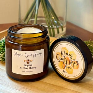 Goat&#39;s Milk Body Lotion, Honey Hand Lotion, Mayan Gold Body Cream, Goat Lotion Moisturizer for Dry Skin