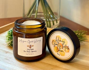 Goat&#39;s Milk Body Lotion, Honey Hand Lotion, Mayan Gold Body Cream, Goat Lotion Moisturizer for Dry Skin