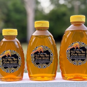 Pure Natural Honey, Florida Raw Wildflower Honey, All Natural Pure Honey, Gallberry Honey, Honey Gift