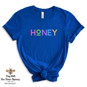 Honey Graphic T-Shirt, New Grandma Gift, Honeybee Shirt, Call Me Honey Shirt, Bee Gift for Her, Save the Bees