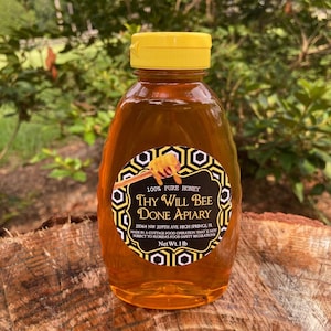 Honey Subscription Box, Seasonal Honey Gift, Organic Pure Honey, 1lb Florida Honey, All Natural Wildflower Honey