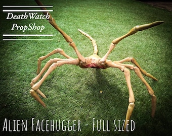 1:1 Scale Facehugger from Alien. Fully Posable. Gift for